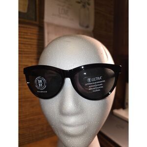 Kaenon Madera Polarized Sunglasses Black Blue Stripe SR91 Ultra Italy 56-14-145